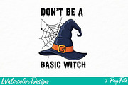 Funny Halloween Png, an Illustration by Watercolor design (Thumbnail 1 of 3)