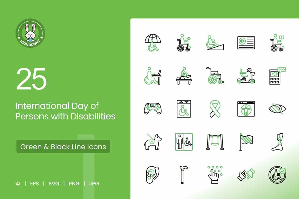 25 International Day of Persons with, an Icon by IconBunny (Photo 1 of 2)