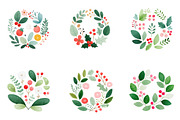 Watercolor Beautiful Floral Border P, an Illustration by DreamCafeArt (Thumbnail 3 of 6)