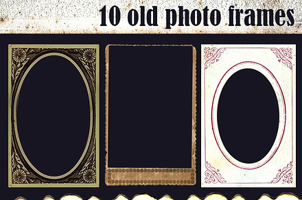 10 Old Photo Frames