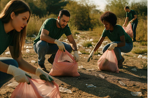 A diverse group of volunteers, a Nature Photo by Sergey Kotenev
