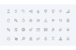 Internal human organs anatomy icons, an Object Illustration by Lemberg Vector