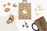 Watercolor Lovely kitchen, a Food Illustration by talloshau's illustrations (Thumbnail 9 of 9)