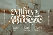 Minty Breeze - Modern Retro Font, a Font by creativemedialab (Thumbnail 1 of 11)