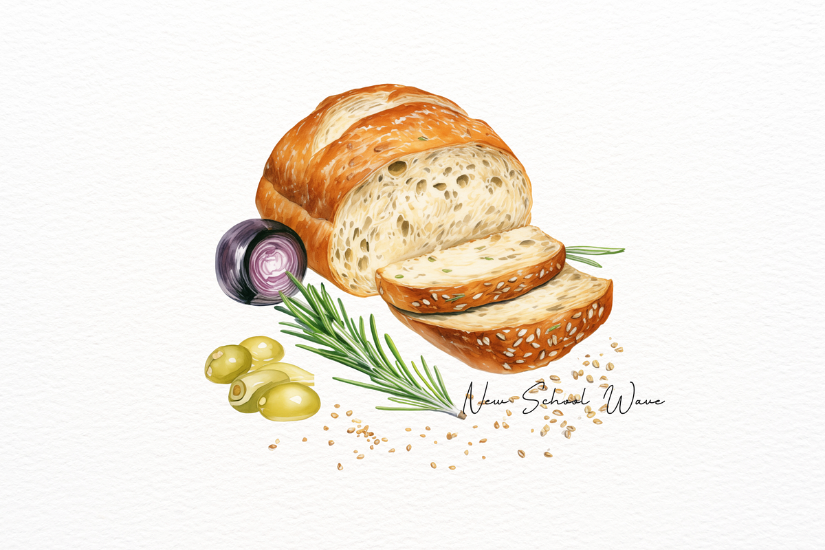 Vintage Pastel Thyme themed Clipart, a Food Illustration by New-School-Wave (Photo 3 of 5)