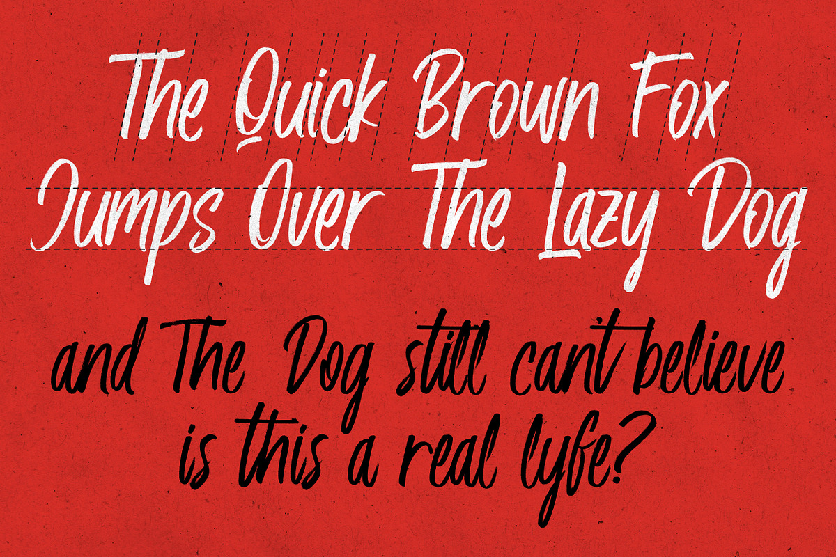 Husky Giggle - Handwriting Font preview 8