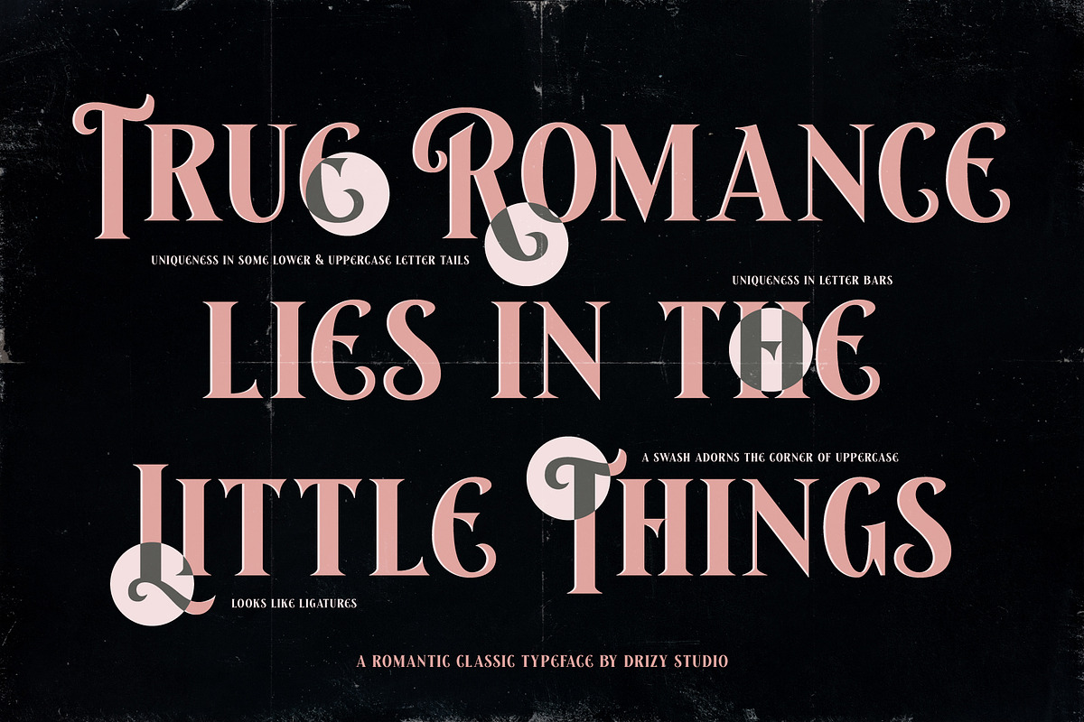 Besta Rosta - Romantic Classic Font, a Serif Font by Drizy (Photo 3 of 10)