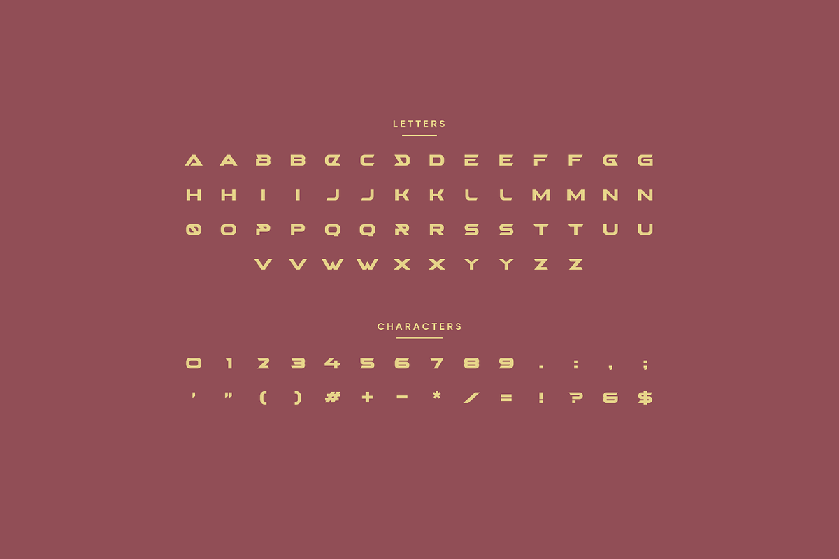 Resrics - Modern Futuristic Typeface, a Sans Serif Font by Letterna (Photo 3 of 4)