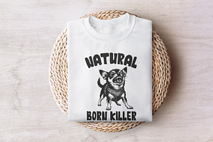 Born Killer Chihuahua PNG Clipart