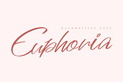 Euphoria, a Script Font by Katie Holland (Thumbnail 1 of 7)