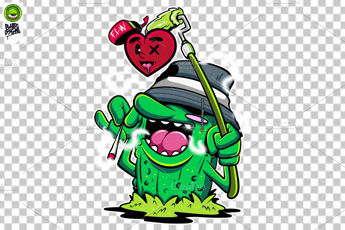 OL'SKOOL CACTUS, an Object Illustration by Behold creative supply (Photo 2 of 3)