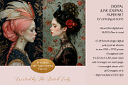 Mad Hatter Ladies Junk Journal Pack, a Person Illustration by The Dutch Lady Designs (Thumbnail 4 of 9)