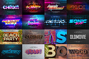 50 Text Effects Bundle, a Brushes & More by Graphicdome (Thumbnail 3 of 5)