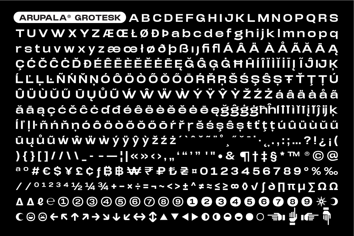 Arupala Grotesk, a Sans Serif Font by Jetsmax® Studio (Photo 8 of 10)