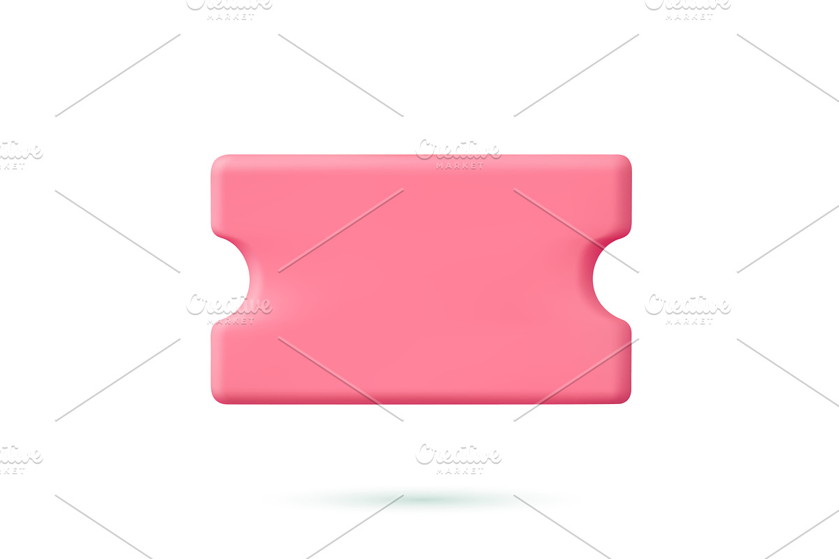 3d render coupon., an Object Illustration by ModVector