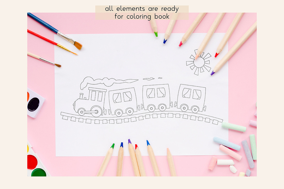 Cars. Cute collection for kids., an Illustration by Julia Martyshkina (Photo 7 of 9)