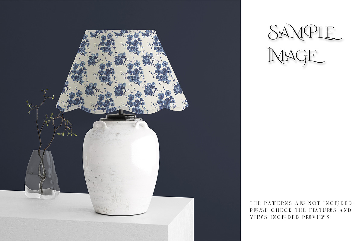 Scalloped Lampshade Mockups, a Mockup by mock-ups (Photo 7 of 22)