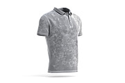 White Men's Polo Shirt 3D Model, an Object 3D Model by rebrandy (Thumbnail 9 of 9)