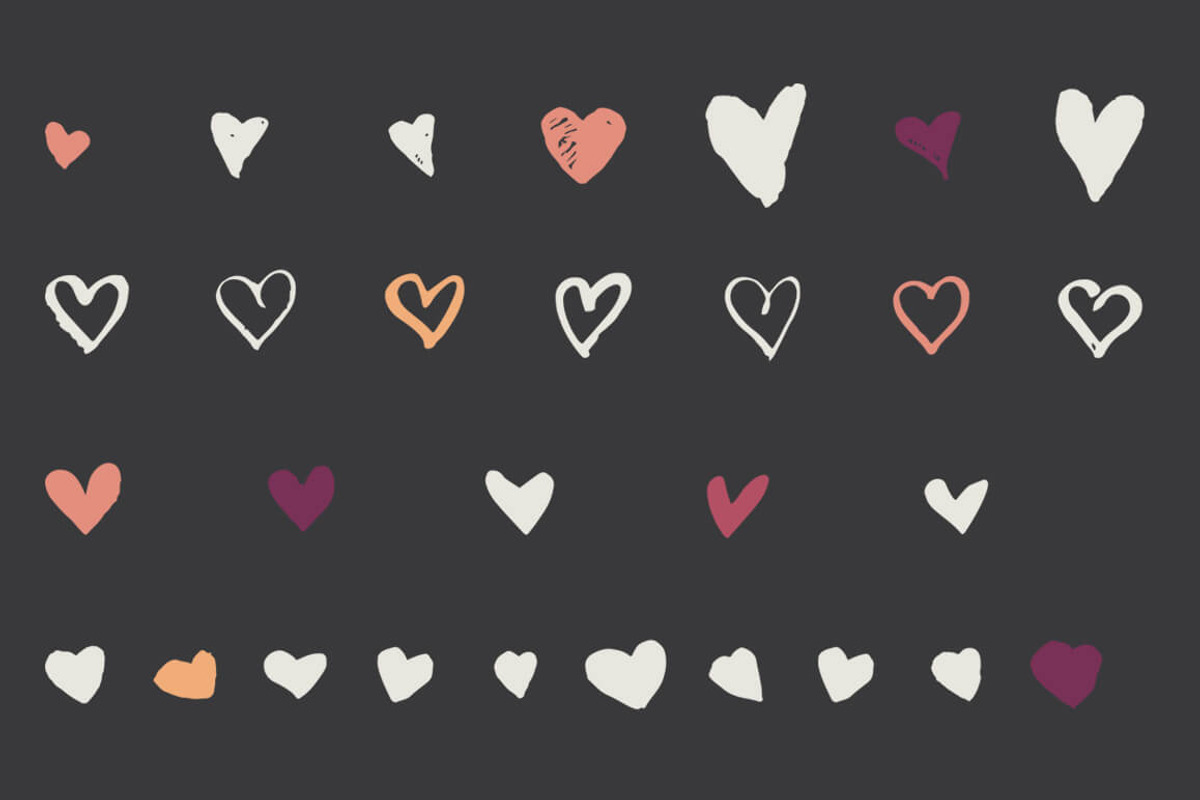 NEW Valentines Day Hearts, an Illustration by Tony Craig (Photo 5 of 6)