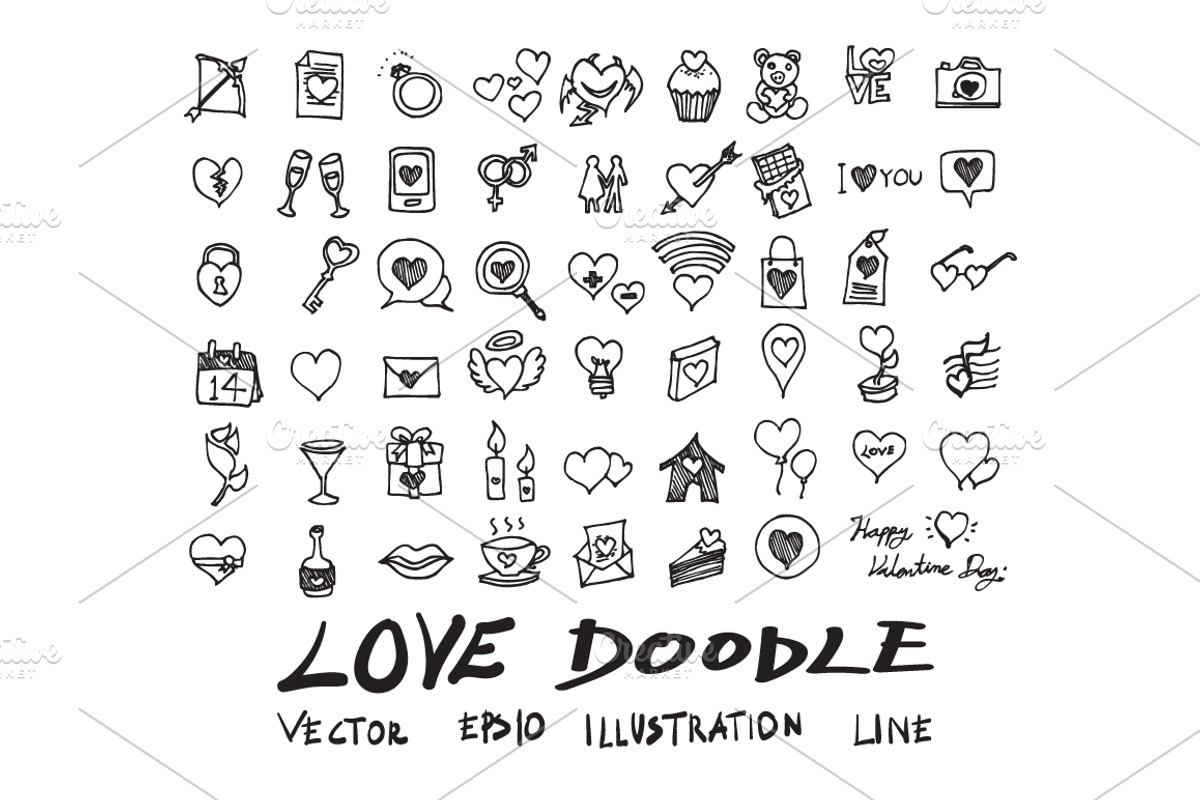 871 Hand Draw doodle icons set, an Outline Icon by TKDoodle (Photo 10 of 19)