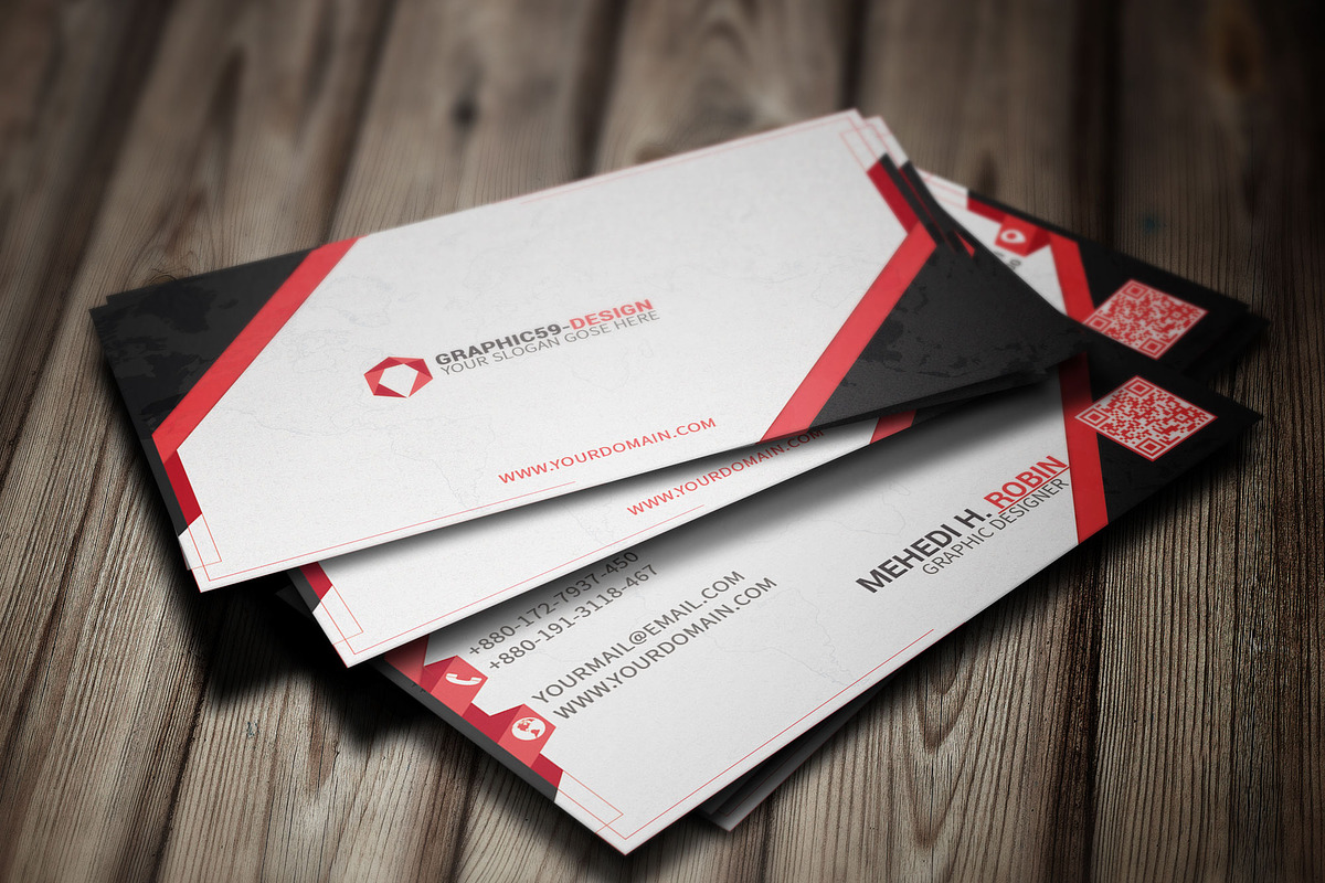 Creative Business Card Design vol-02, a Business Card Template by graphica59 (Photo 7 of 9)