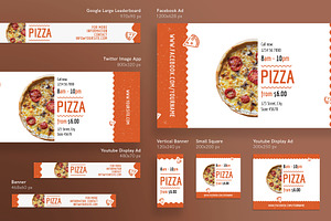 Banners Pack Tasty Pizza