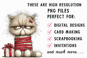 Whimsical Grumpy Christmas Animals, an Illustration by Libby Wishes (Thumbnail 7 of 7)