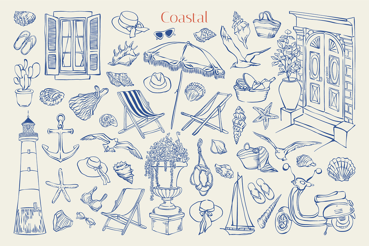 La Dolce Vita | Italian Coastal Life, an Object Illustration by Berentine.art (Photo 3 of 17)