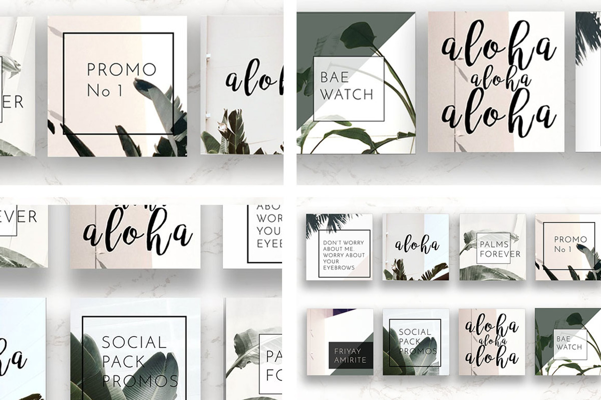 Tropical Social Web Bundle, a Templates & Theme by Aloha Philly (Photo 5 of 7)