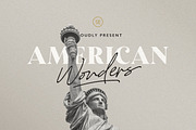 American Wonders - FONT DUO, a Script Font by Sarid Ezra (Thumbnail 1 of 10)