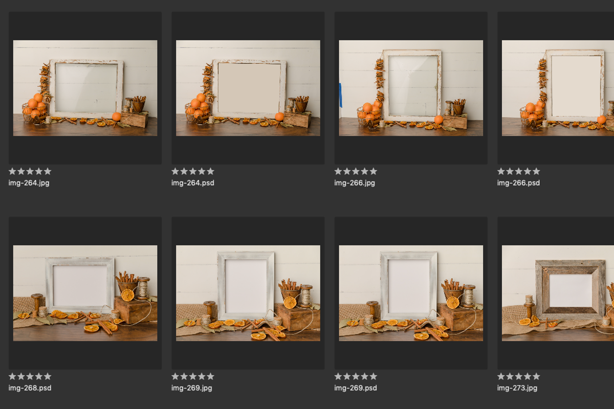Rustic Dried Oranges Mock Up Bundle, a Device Mockup by Susie Design Co (Photo 4 of 6)