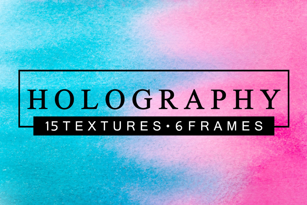 HOLOGRAPHY Watercolor Textures Pack, a Texture Graphic by Yashroom (Photo 1 of 7)