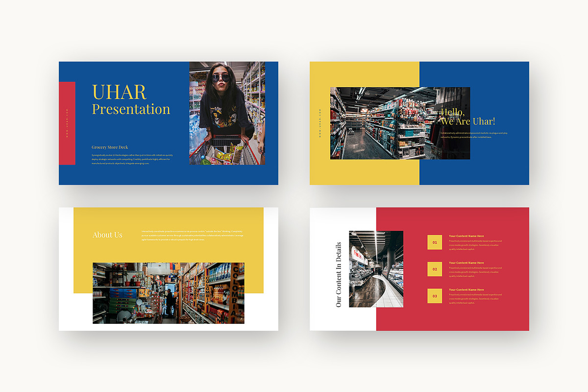 Uhar : Grocery Store Google Slides, a Presentation Template by Punkl Camp (Photo 2 of 16)