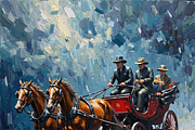 Royal Carriages, Horse Carriages, a Transportation Illustration by PLUM&FIGS (Thumbnail 20 of 21)