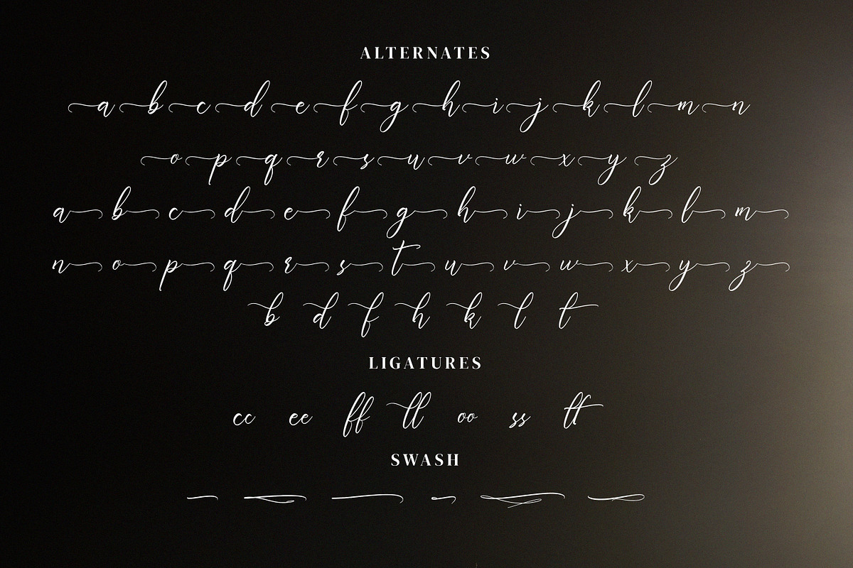 Whitesnight, a Script Font by Goresan Studio (Photo 12 of 15)
