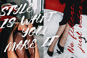 Dirty Luxe: Inky Messy Script Font, a Script Font by AnMark (Thumbnail 3 of 12)