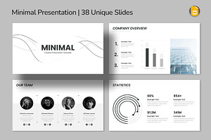 Minimal Google Slides Template, a Presentation Template by Design Vault