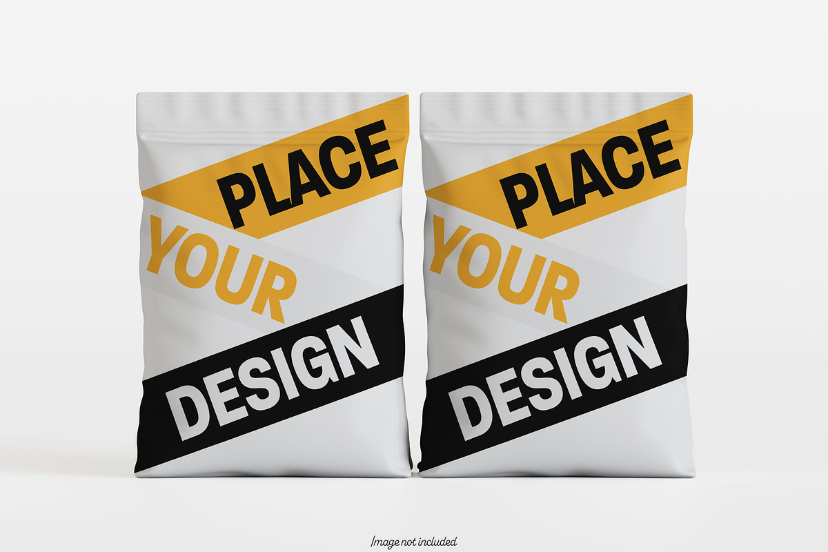 Snack Pouch Mockup Bundles, a Packaging Mockup by Ambo Ampeng (Photo 12 of 32)