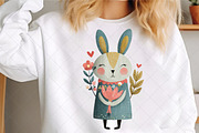Woodland Valentine Clipart, an Illustration by SinaCreation (Thumbnail 4 of 7)