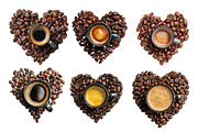 Coffee Beans Heart Clipart, an Illustration by Designworld (Thumbnail 5 of 5)