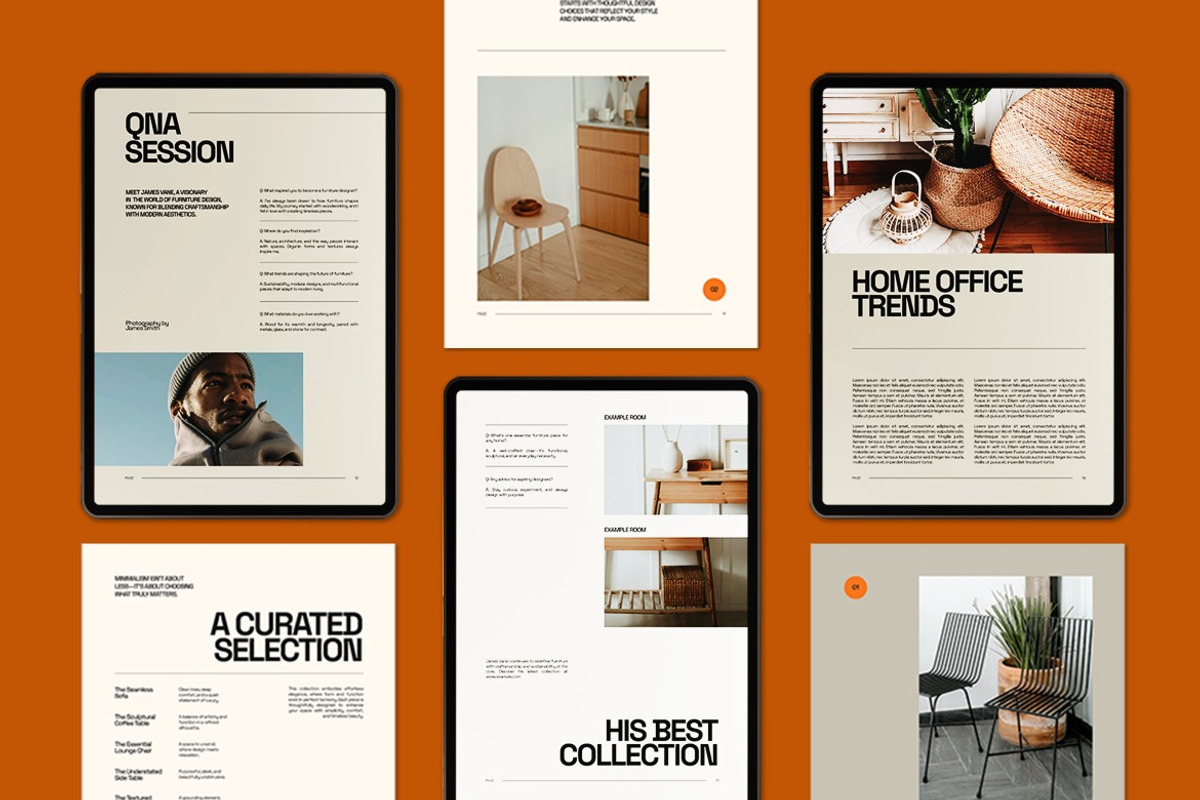 Orange Furniture E-Magazine, a Templates & Theme by graphicook (Photo 3 of 5)