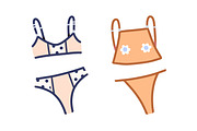 Modern women underwear, lingerie set, an Object Illustration by Good Studio (Thumbnail 11 of 16)