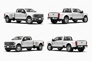 Pickup Truck Mockup 15, a Product Mockup by Mockupix (Thumbnail 11 of 12)