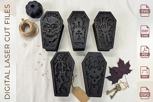 Halloween Coffin Box Bundle