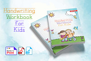 Handwriting Workbook for Kids, a Stationery Template by Graphic Template (Thumbnail 1 of 3)