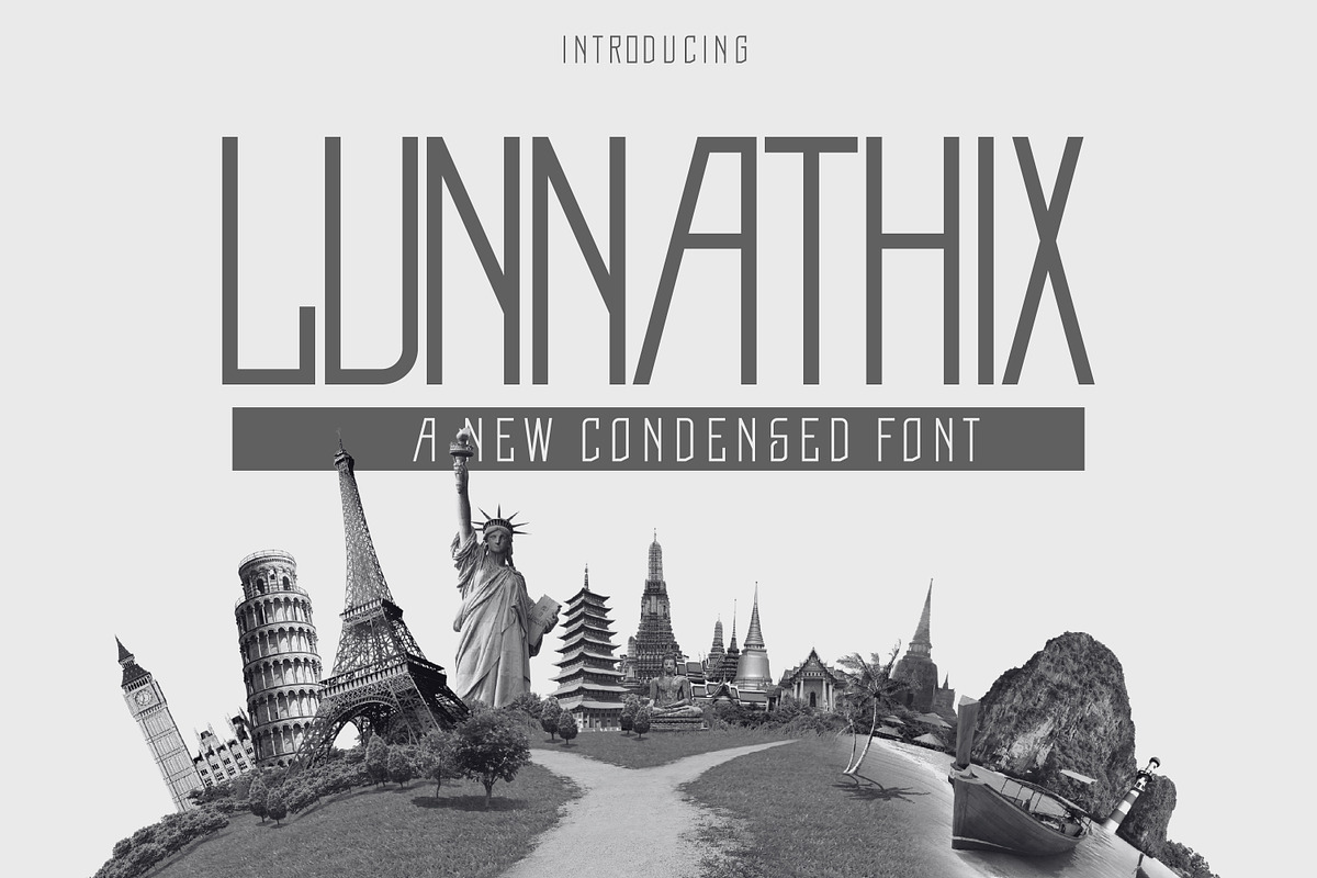 Lunnathix, a Serif Font by Rishsketch (Photo 1 of 13)