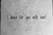 Cute Kawaii Capybaras in Autumn, an Animal Illustration by Palau (Thumbnail 9 of 12)
