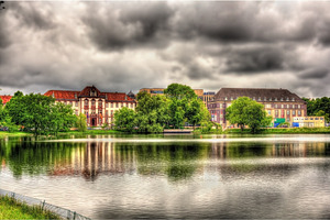 Department of justice equality and integration in kiel germany stock photo, a Nature Photo by Leonid Andronov