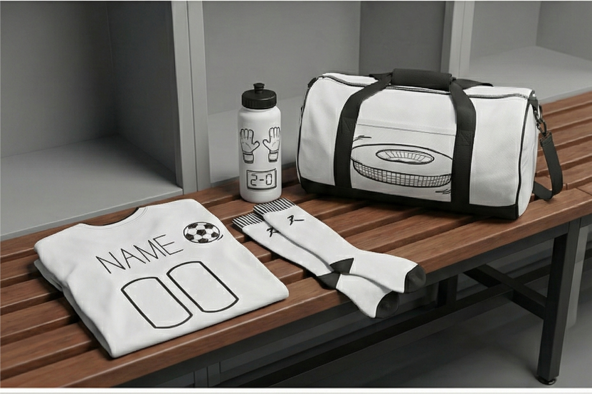 16 Football & Soccer Hand-Drawn SVG, a Sport Illustration by KiddoGlyphs Studio (Photo 3 of 4)