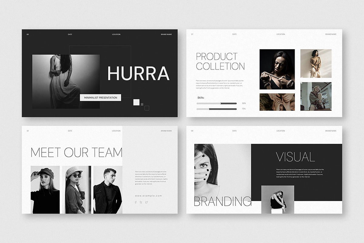Minimalist Presentation Template preview 3